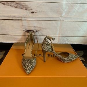 Three inch pointed heels